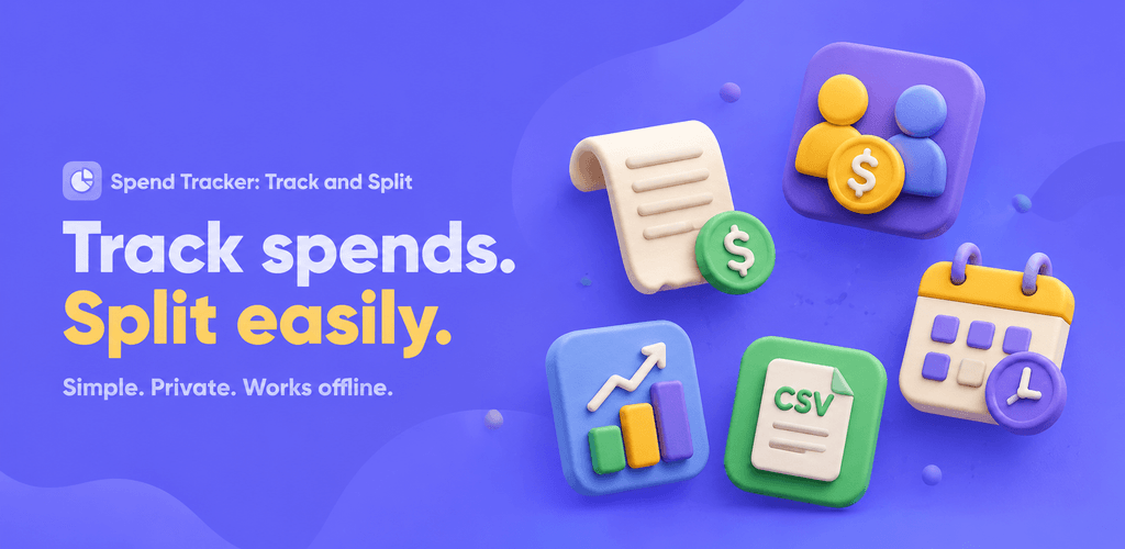 Split Money — Track spends. Split easily. Simple, private, works offline.