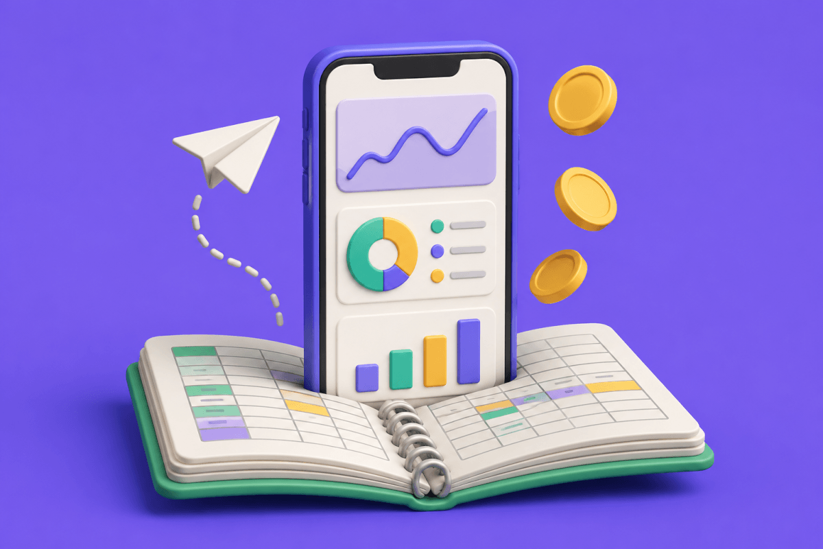 A phone app growing out of a spreadsheet notebook